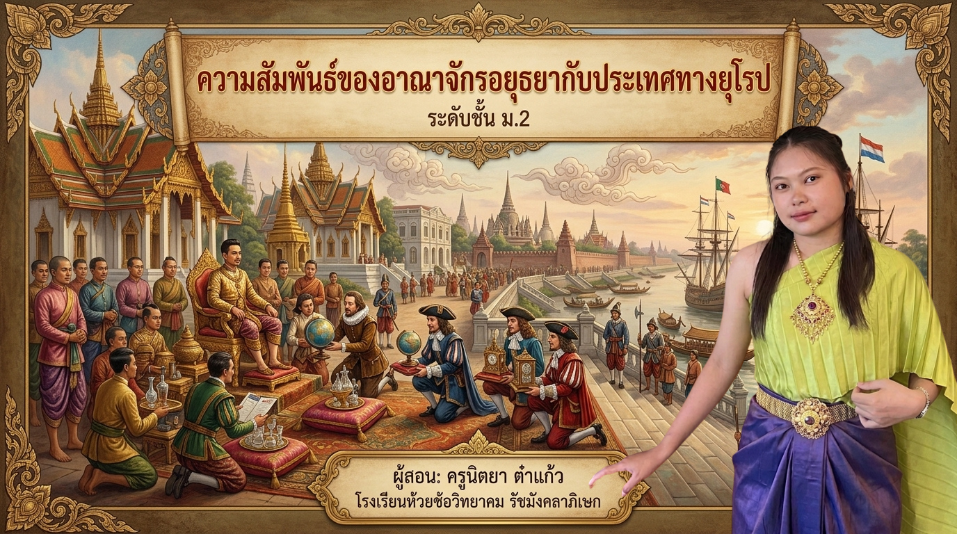 ความสัมพันธ์ของอาณาจักรอยุธยากับประเทศทางยุโรป